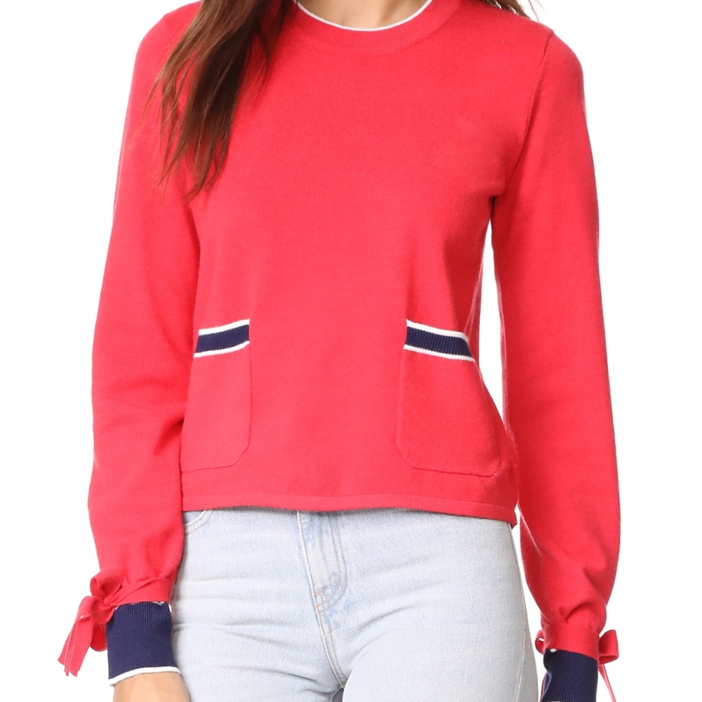 ENGLISH FACTORY CONTRAST POCKET SWEATER BRAND NEW